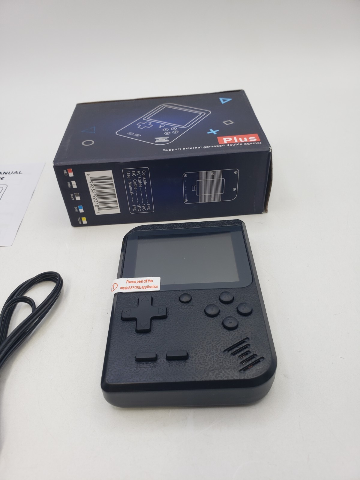 Game Box Plus digital game system, rechargeable battery