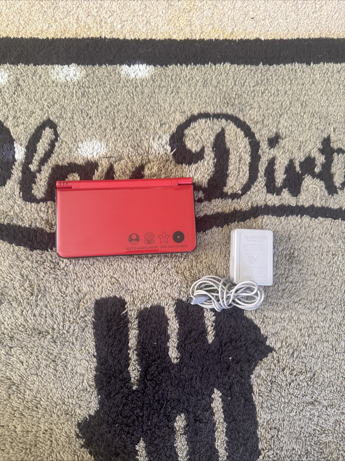 Nintendo DS XL Super Mario Edition 25th Anniversary Console with Charger