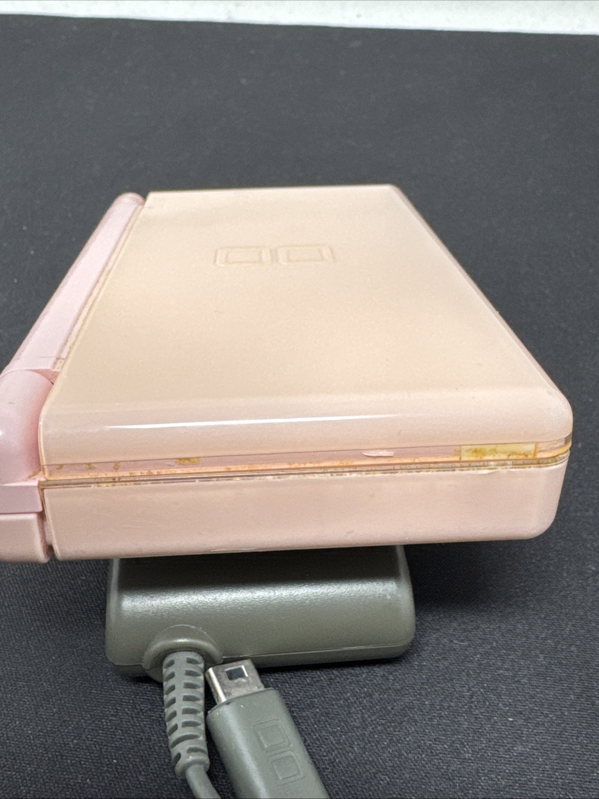 Nintendo DS Lite Pink Handheld Console USG-001 OEM USG-002 Charger, Game, & Case