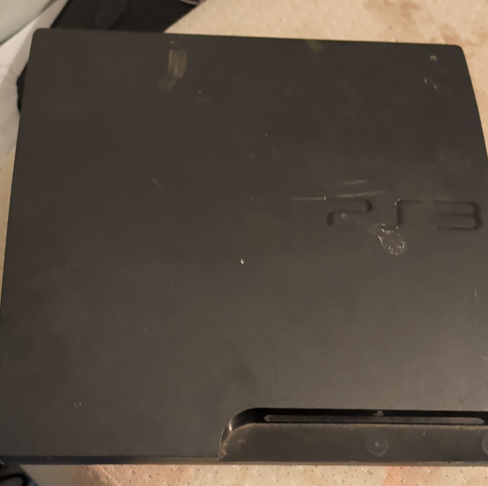 Sony PlayStation 3 Slim CECH-3001B Black Home Console HDMI Ethernet AV Multi Out