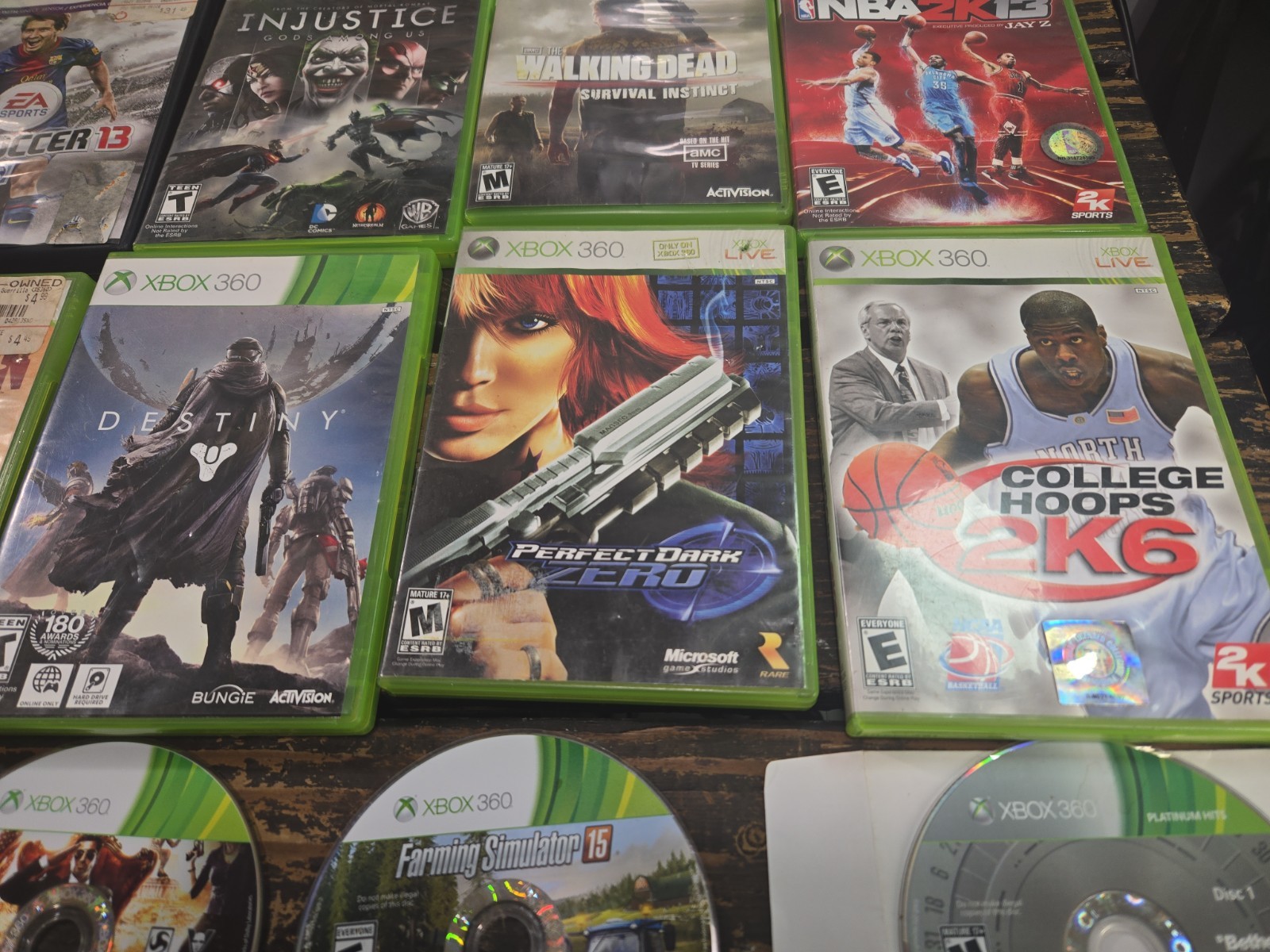 Xbox 360E Console Mega Bundle 46 GAMES! Tested &Working Free Shippin Please read