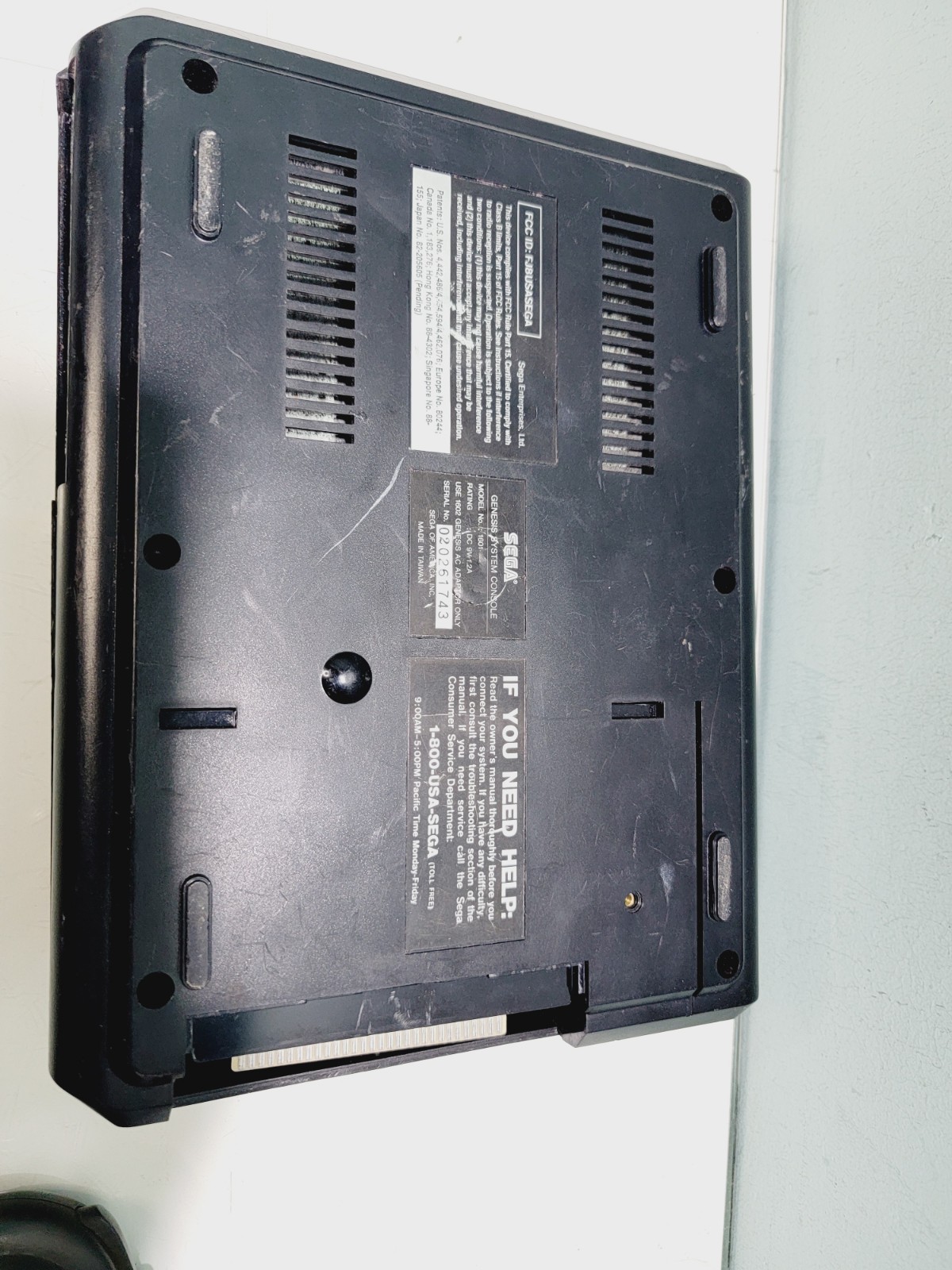 OEM Sega Genesis Console Control Only Model 1601 — Tested/Working — No Cords