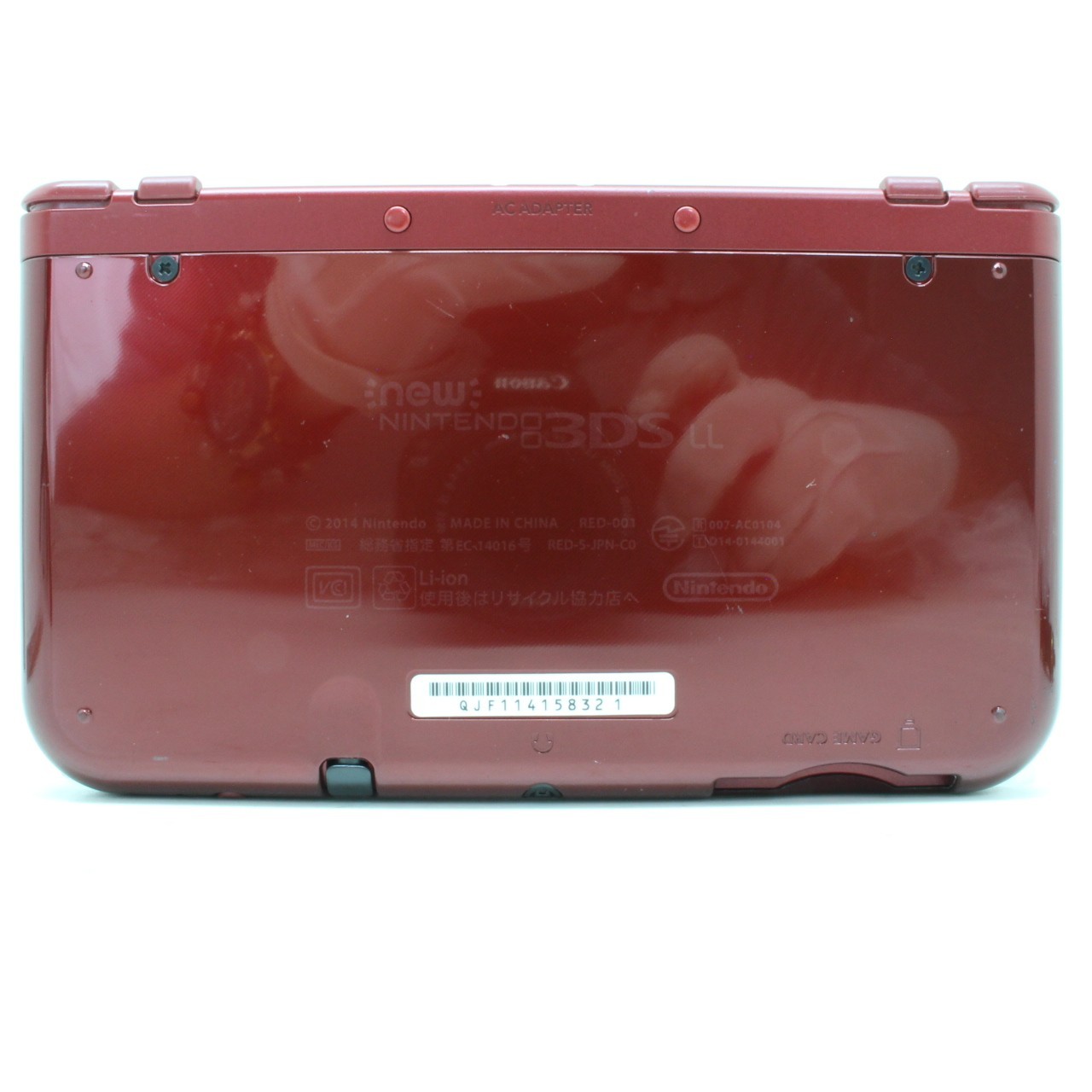 [ NEAR MINT ] NINTENDO NEW 3DS XL Metallic RED Game Console From Japan 4278