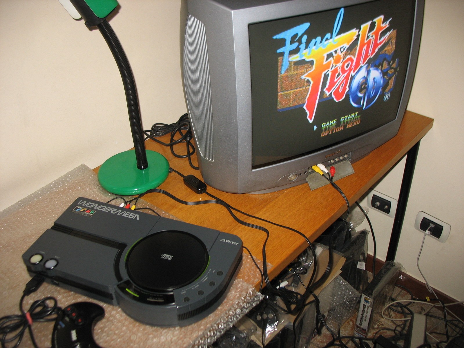 VICTOR WONDERMEGA RG-M1 CONSOLE MEGA CD MEGADRIVE JAP IMPORT!
