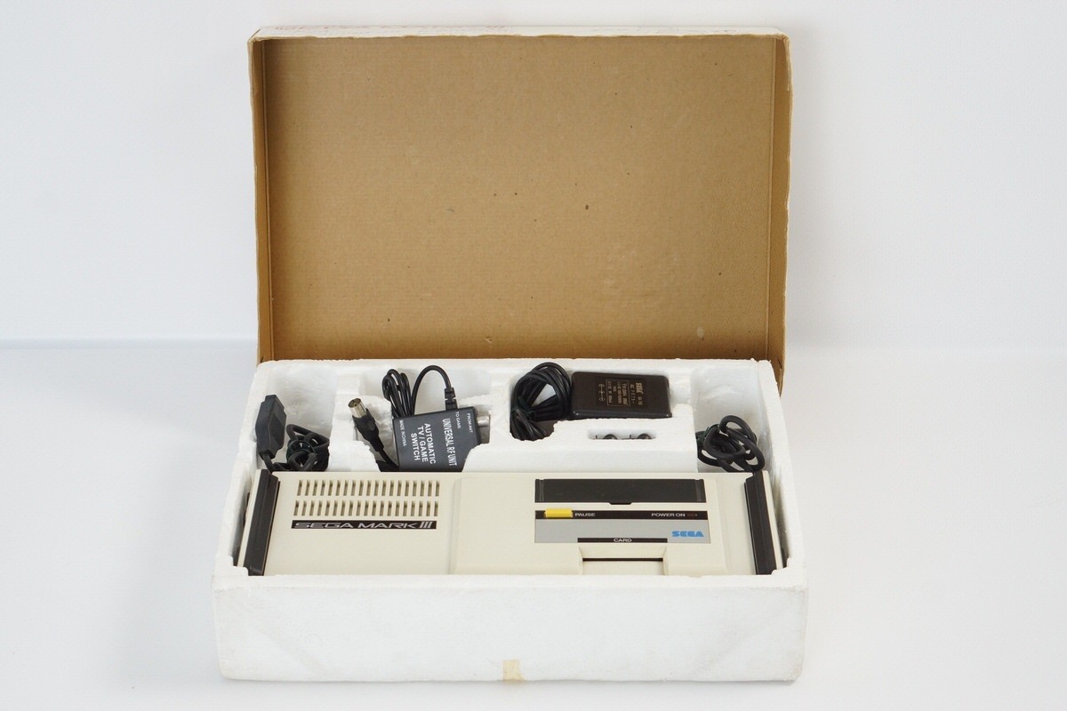 SEGA MARK III 3 Console Boxed Tested System Made in JAPAN Game Ref 4615722
