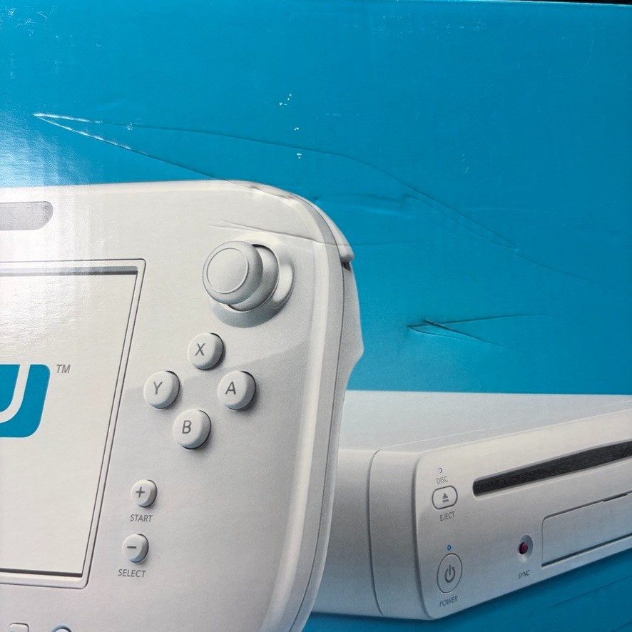 Nintendo Wii U Console White BASIC SET 8GB USED Japanese NTSC-J Region Lock READ