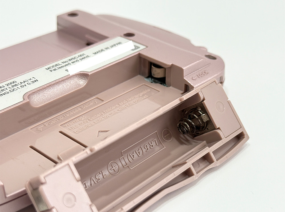 Bandai WonderSwan Color Pearl Pink WSC-001 Tested Working VG Condition From JP