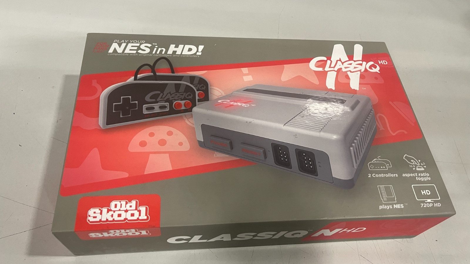 Old Skool Classiq N Video Game System for NES – Gray