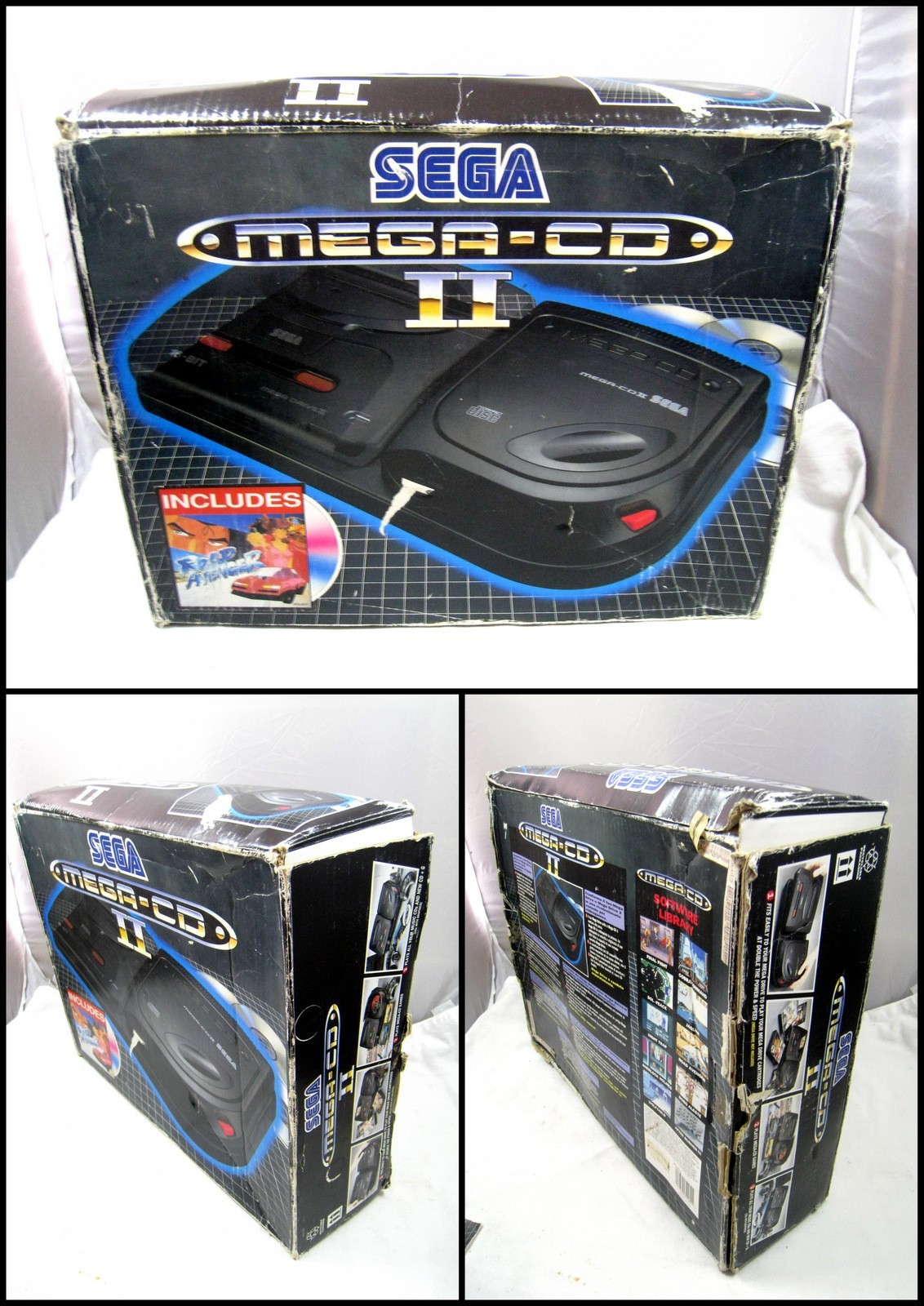SEGA Mega-CD II 2 Game Console with Box and Game (PAL)