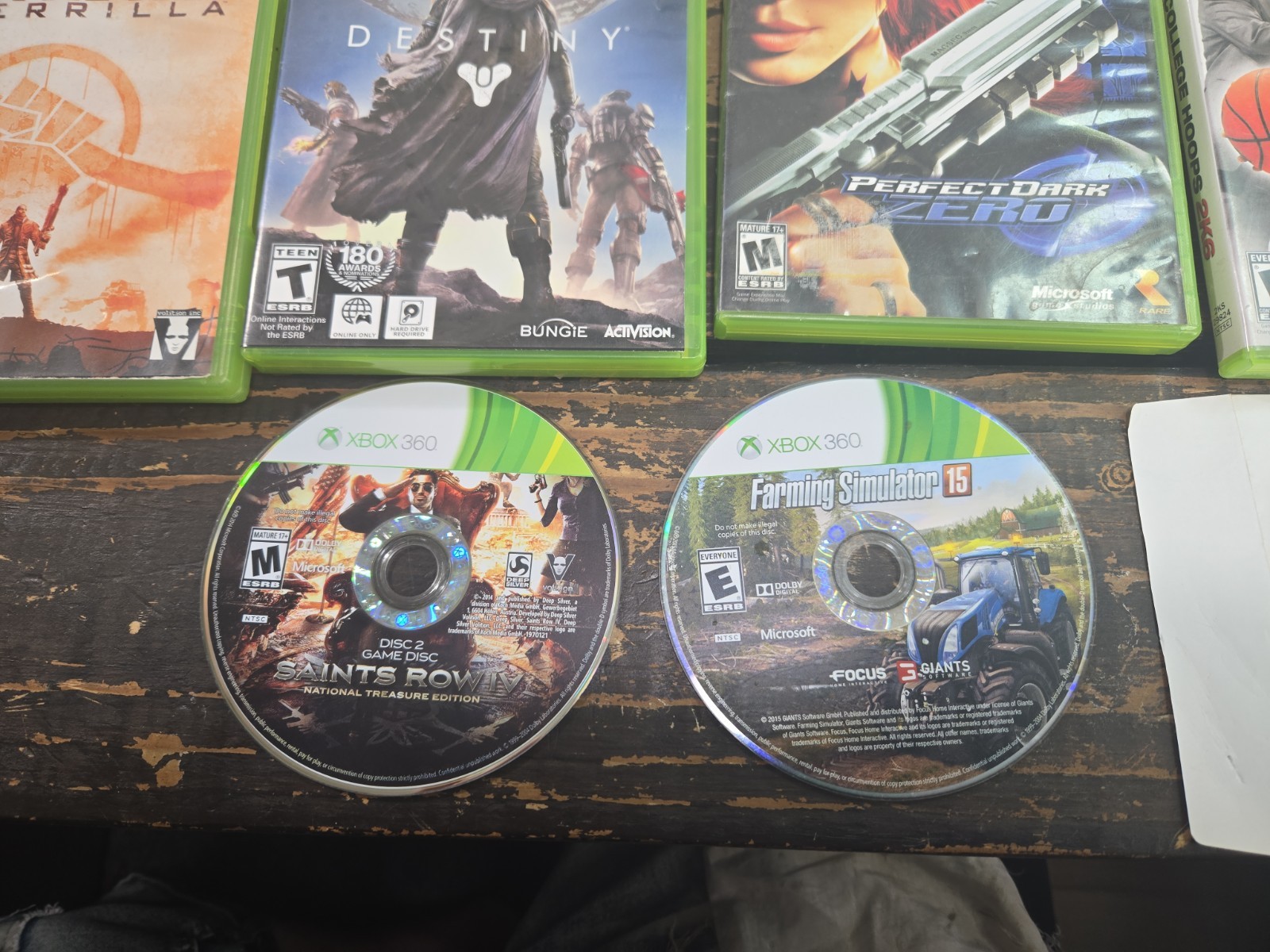 Xbox 360E Console Mega Bundle 46 GAMES! Tested &Working Free Shippin Please read