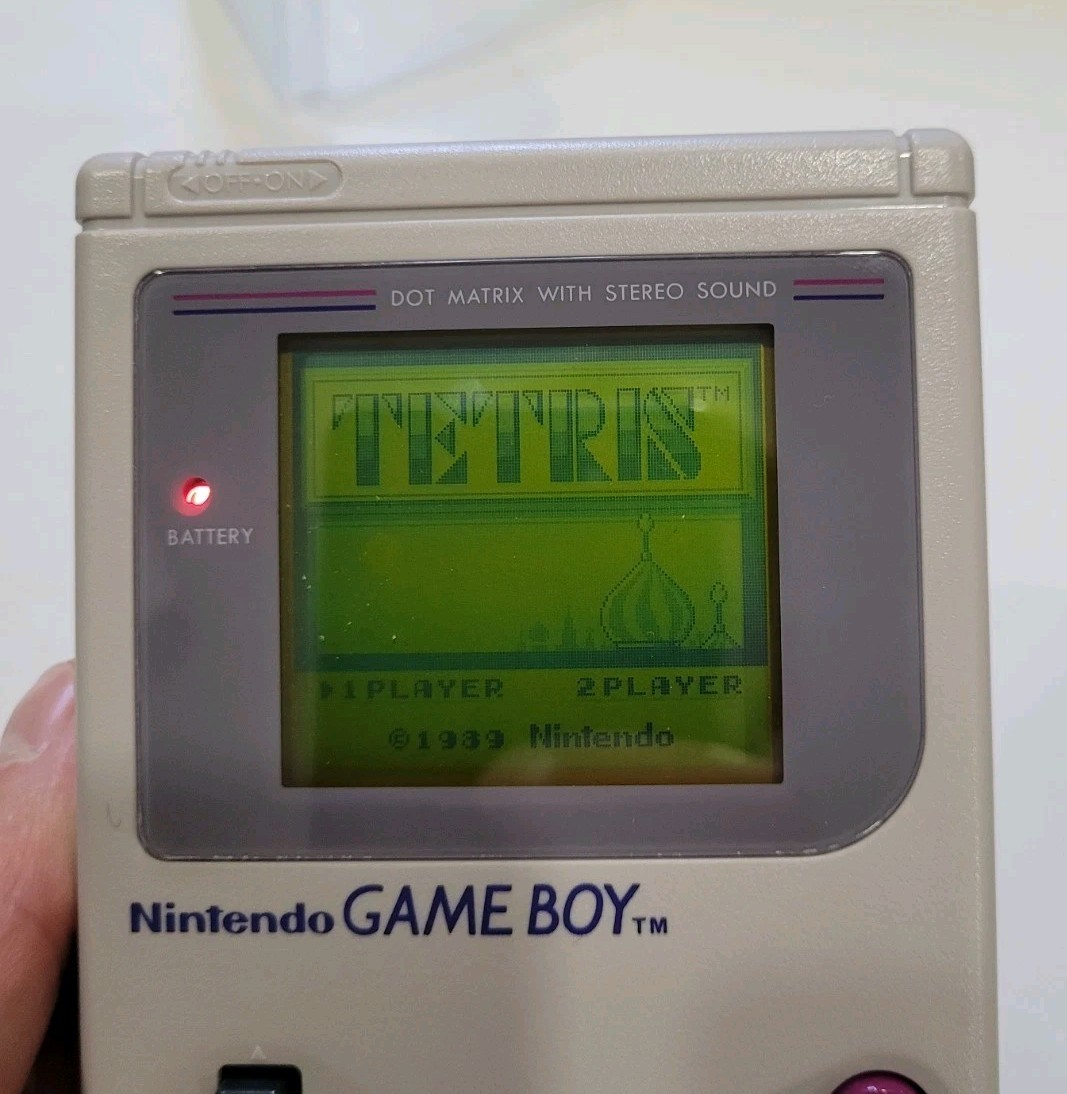 Nintendo Game Boy Handheld System Gray DMG-01 Complete with Box Manuals & Tetris