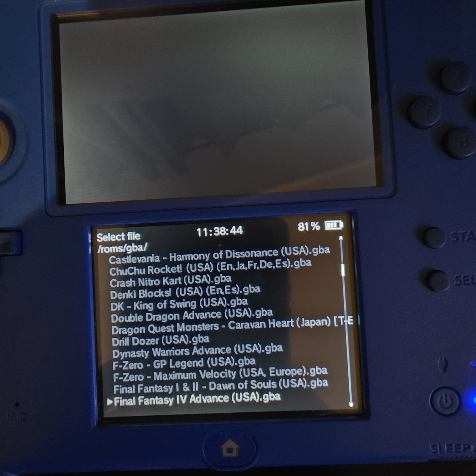 Nintendo 2DS Handheld System Blue