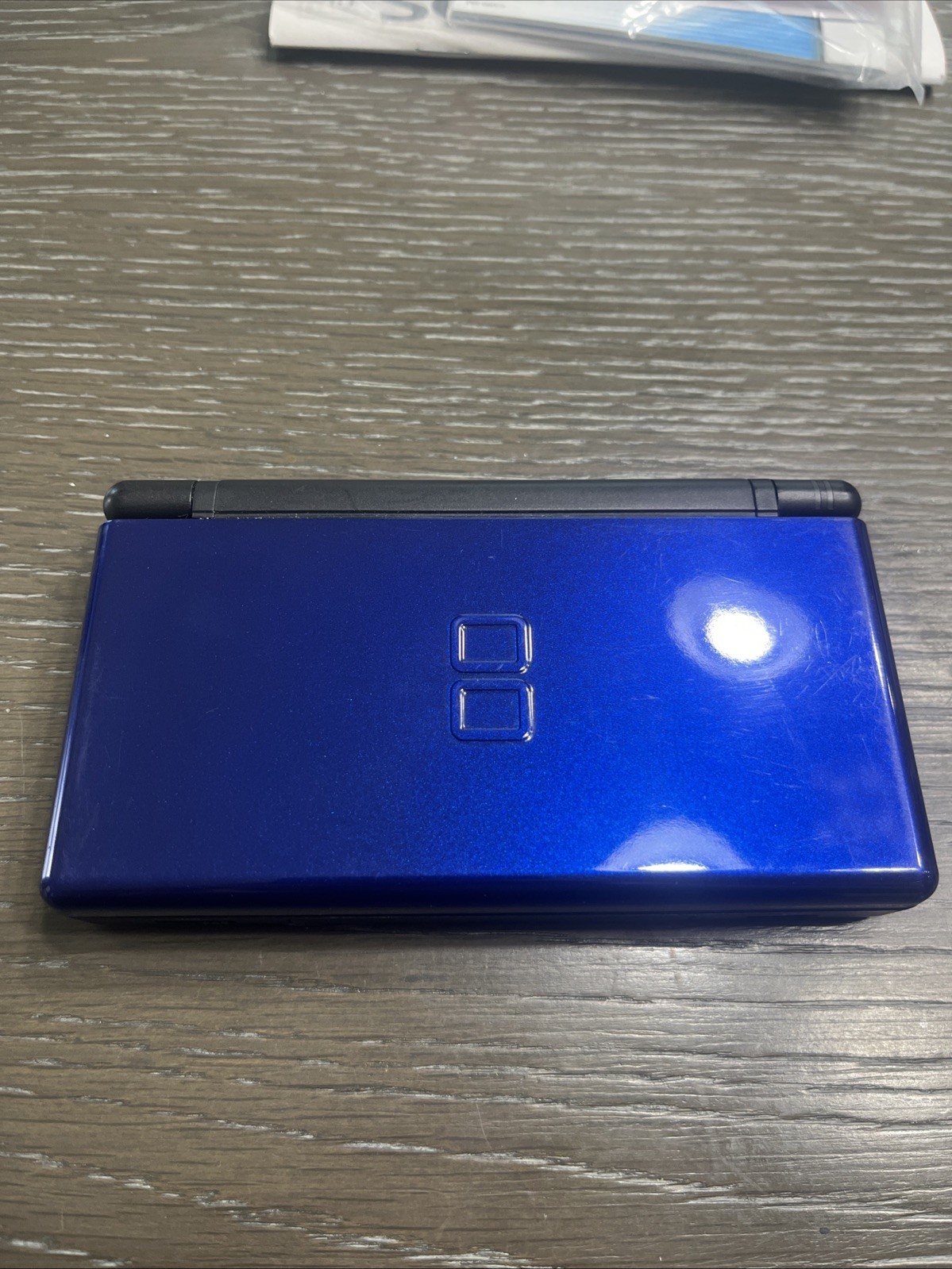 Nintendo DS Lite Handheld System – Cobalt/Black CIB NO charger PLEASE READ BELOW