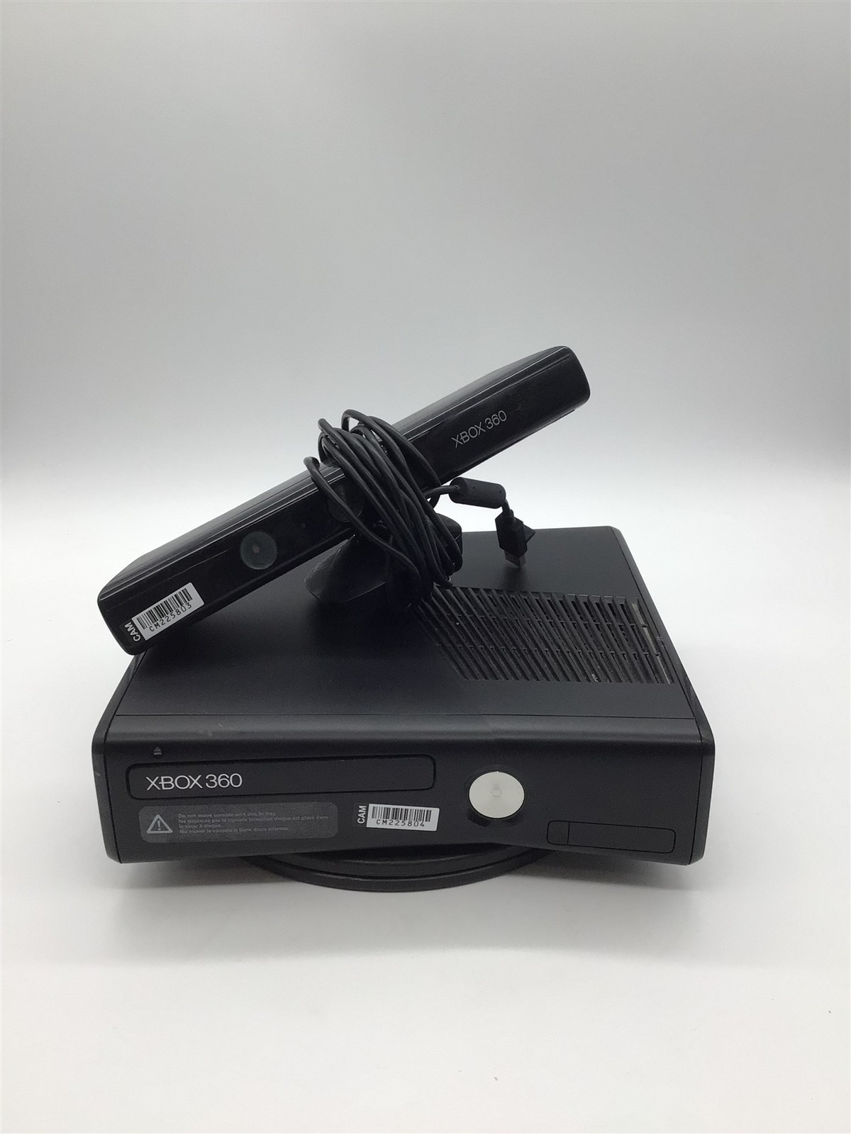 Microsoft Xbox 360 S Console + Kinect *No Hard Drive*