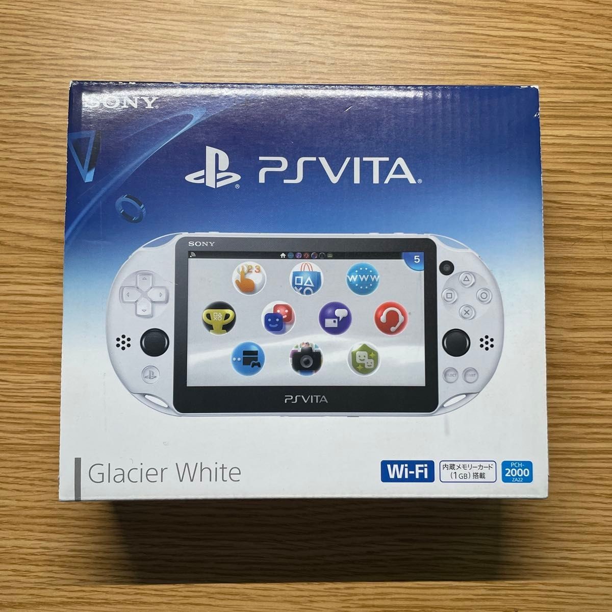 Excellent PS Vita GlacierWhite PCH 2000 ZA14 Console Charger Box PSV Slim [BOX]