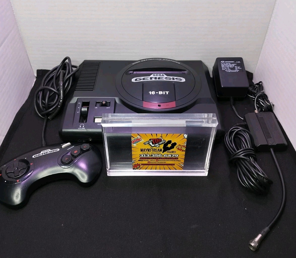 Sega Genesis Model 1601 Console w/ controller AS-IS READ