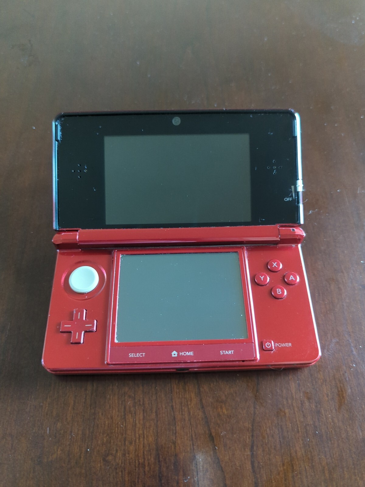 Nintendo 3DS System – Flame Red WITH BATMAN CASE *Read Description*
