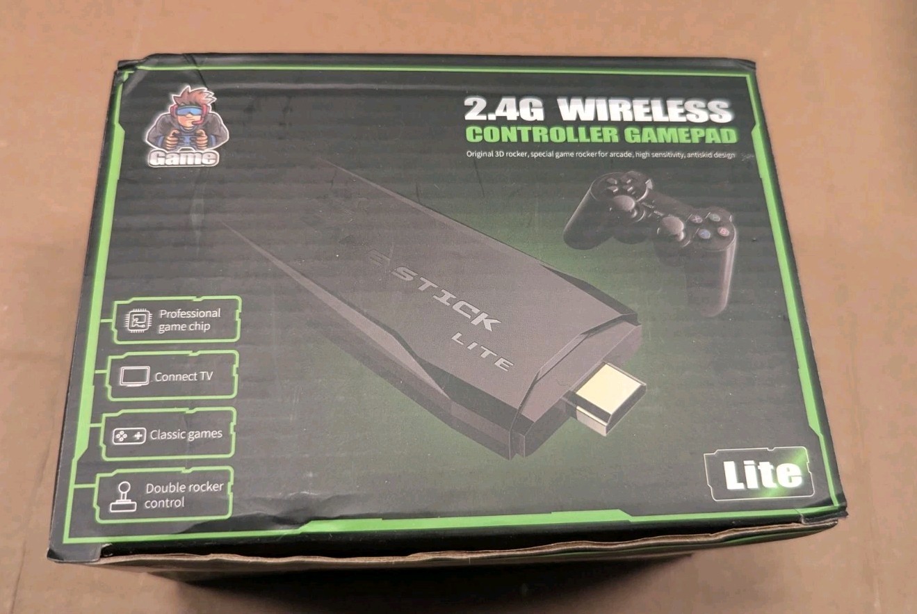 2.4G Wireless Controller Gamepad Lite – 4K Ultra HD Game Stick New-TV Connect