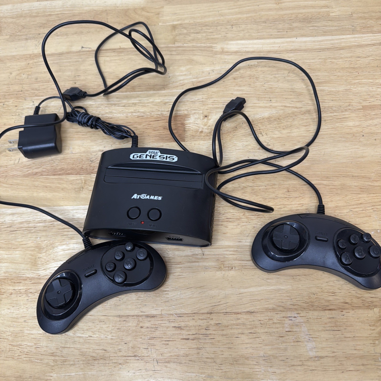 Sega Genesis Classic Mini ATGAMES Console – 2 Controller – Accepts Cartridges