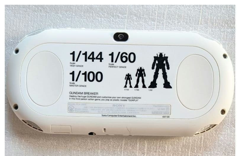 【AS-IS】PS Vita Gundam Breaker Starter Pack PCH-2000 w/Accessories Tested Japan