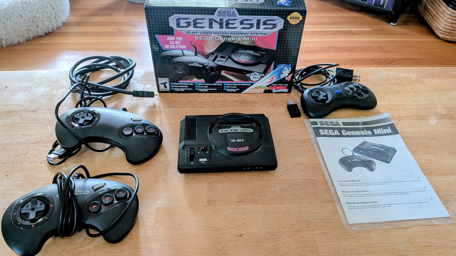 SEGA GENESIS Mini Console 2019 Edition with 8bitDo M30 Controller