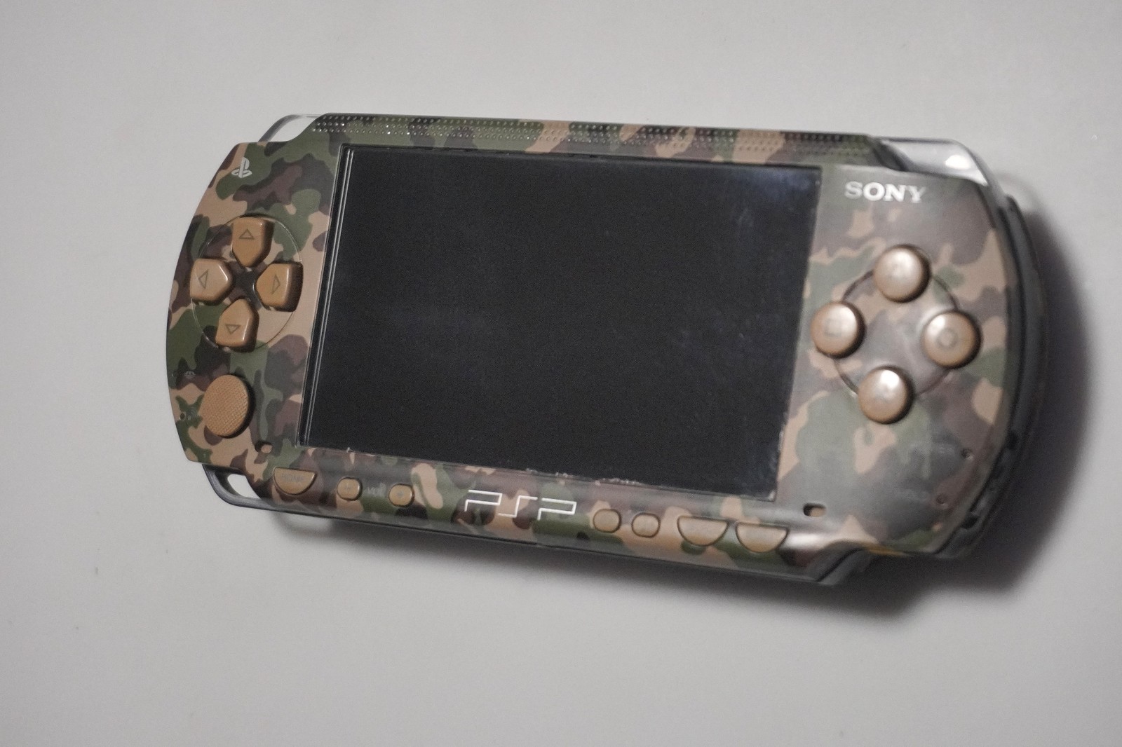 PSP-1000 console camouflage Metal Gear PlayStation Portable system Excellent