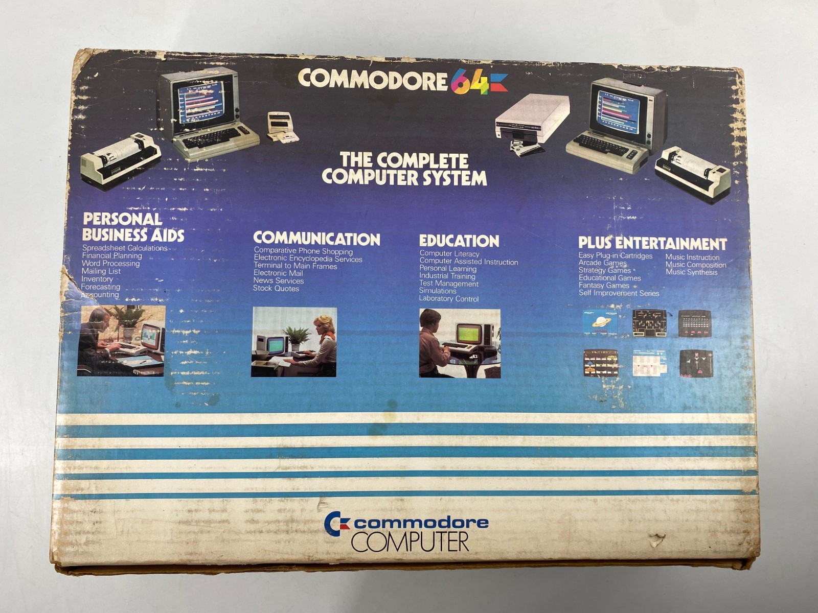 Commodore C64C Personal Computer System Game Vintage NTSC Boxed
