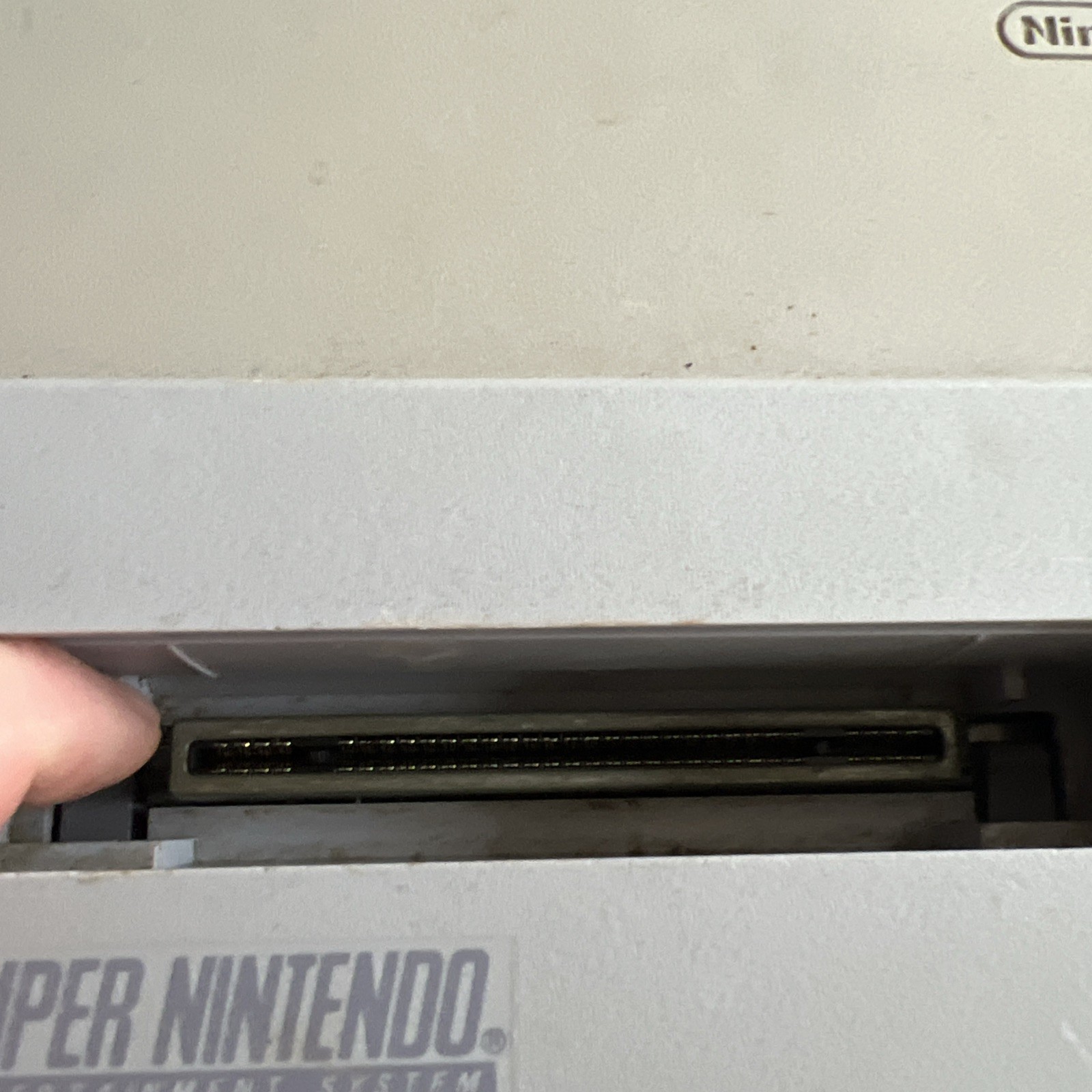 Super Nintendo SNES Console Only SNS-001 Gray Untested