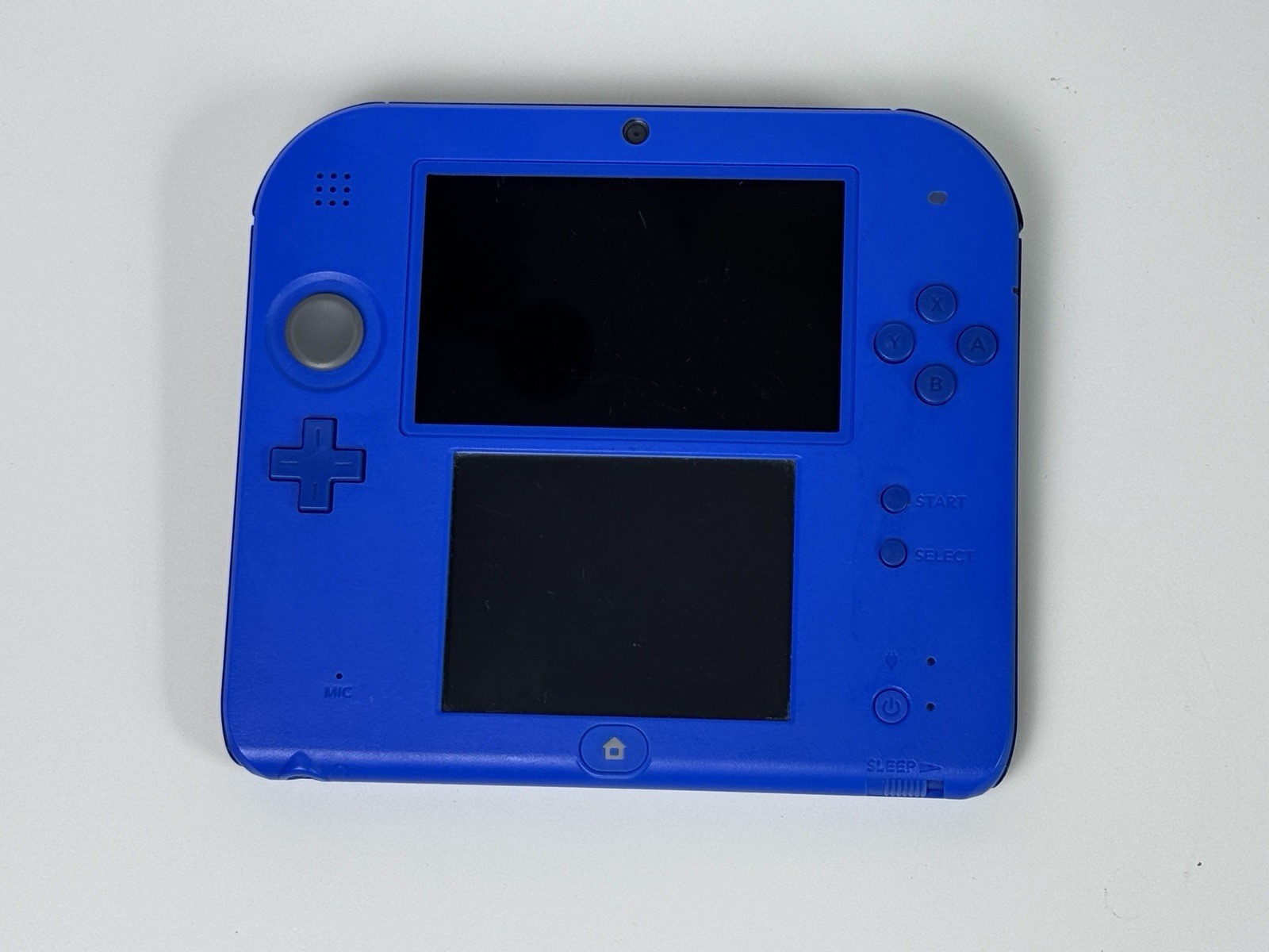 Nintendo 2DS Handheld Game Console Electric Blue Great Condition With 3 Games