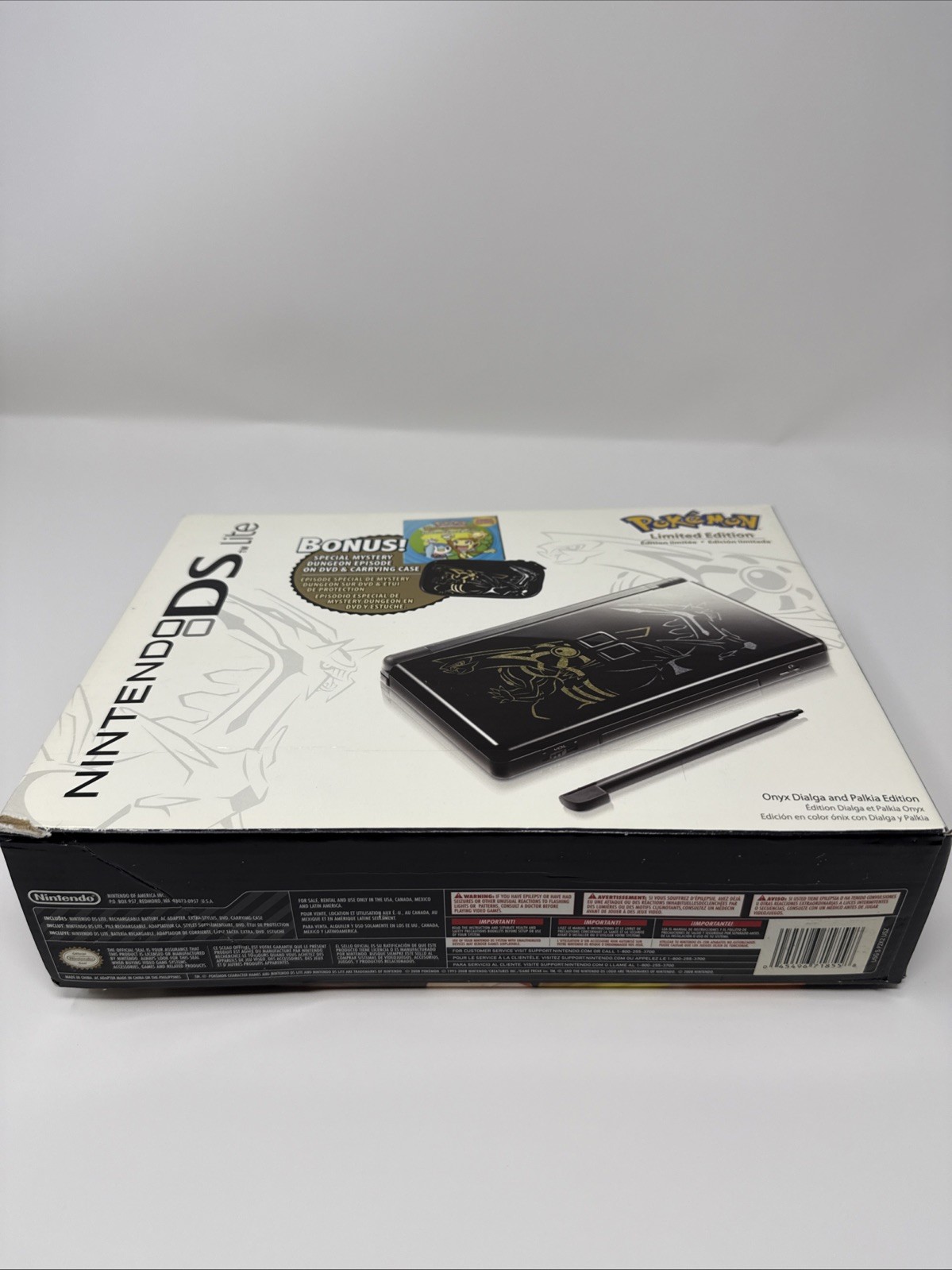Nintendo DS Limited Edition Pokemon Bundle Black Console