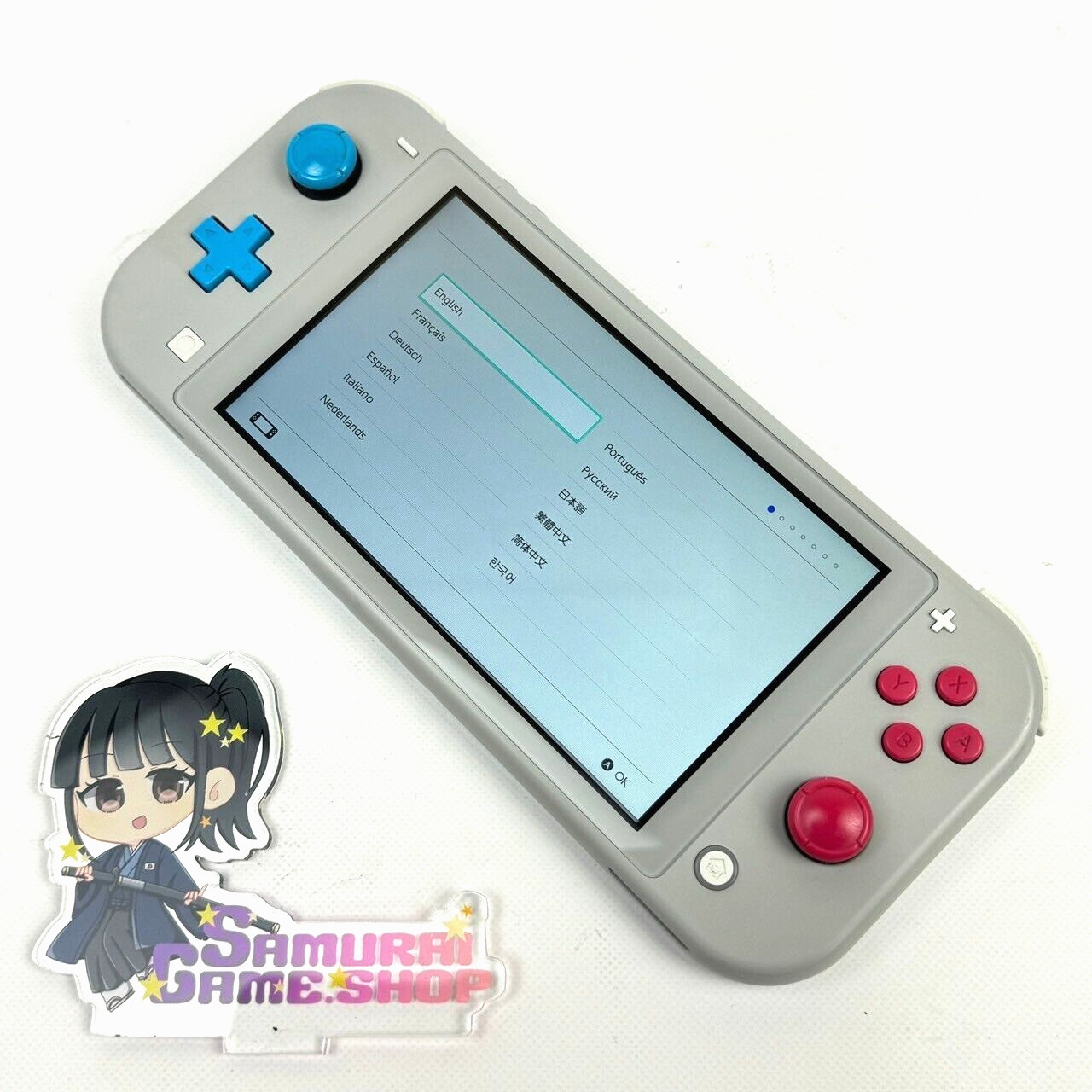 Refurbished Nintendo Switch Lite Pokemon Zacian Zamazenta Console Only Excellent