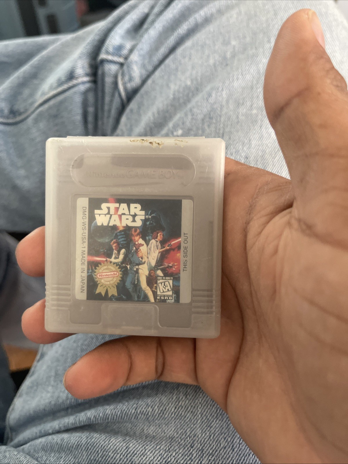 Star Wars (Nintendo Game Boy, 1995) Authentic Tested Working Cart & Case Only