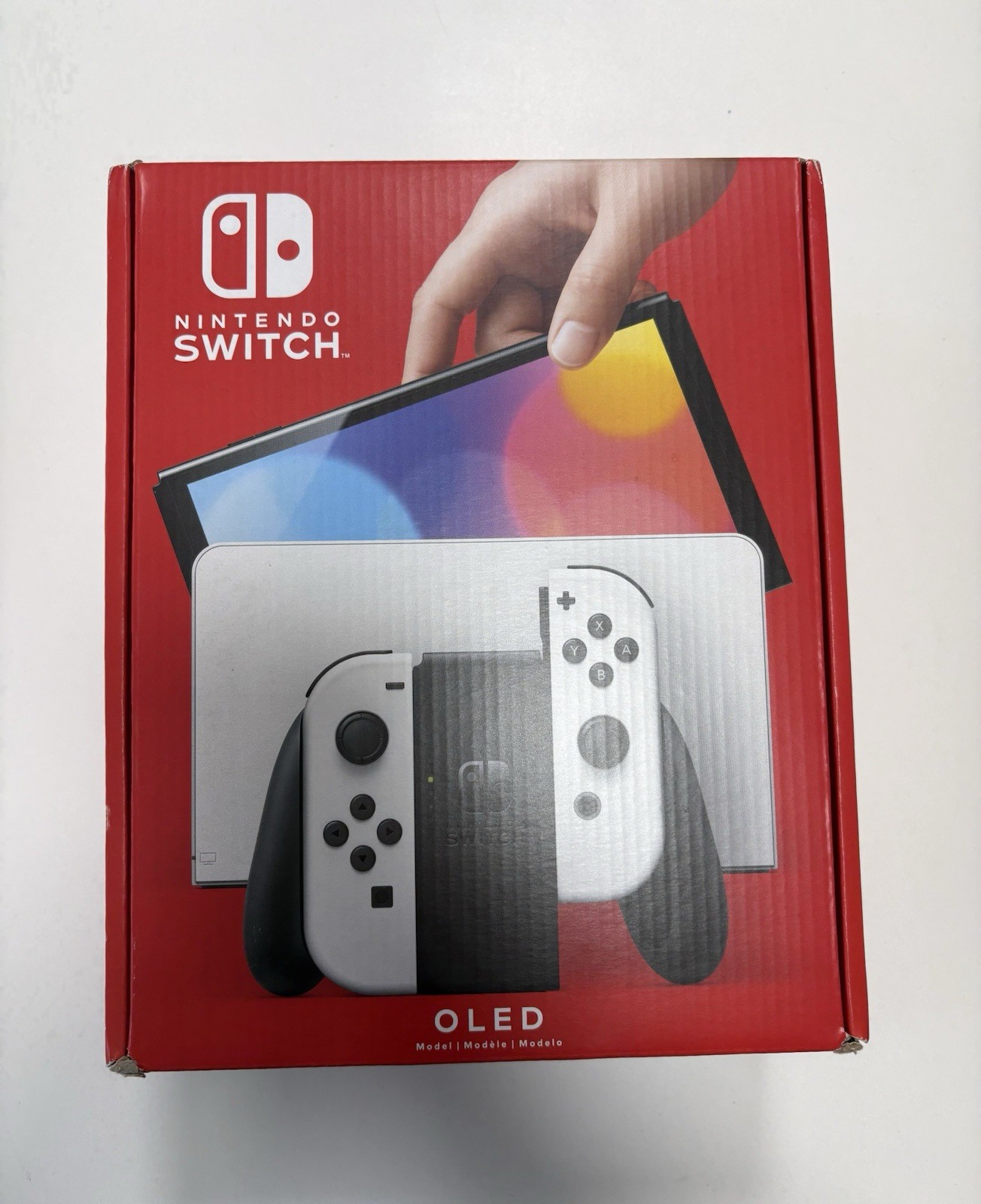 Nintendo Switch OLED Model HEG-001 Handheld Console – 64GB – White