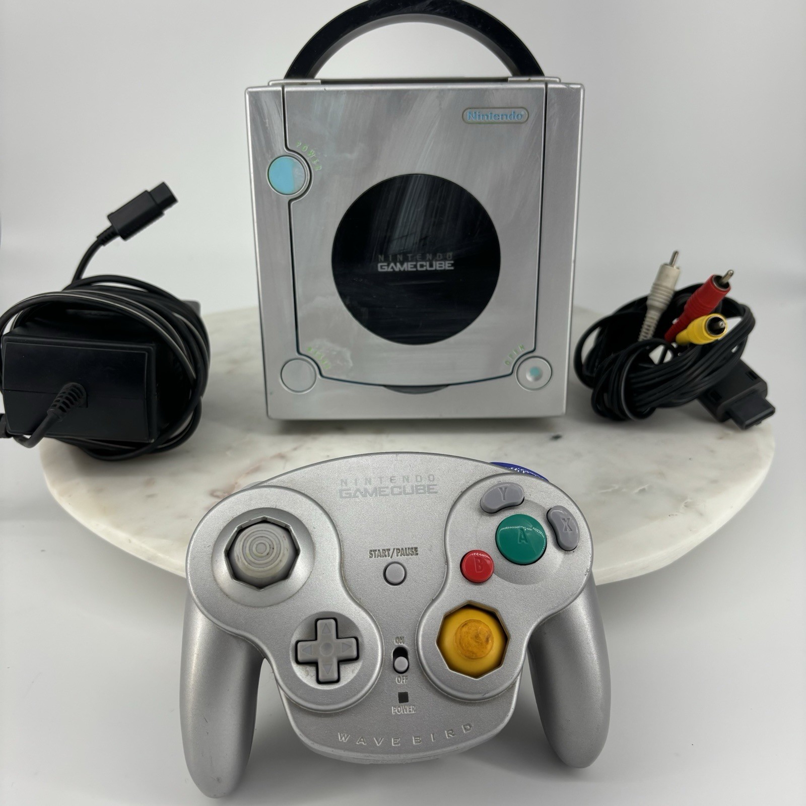 Platinum Silver Nintendo Gamecube System Console – DOL-001