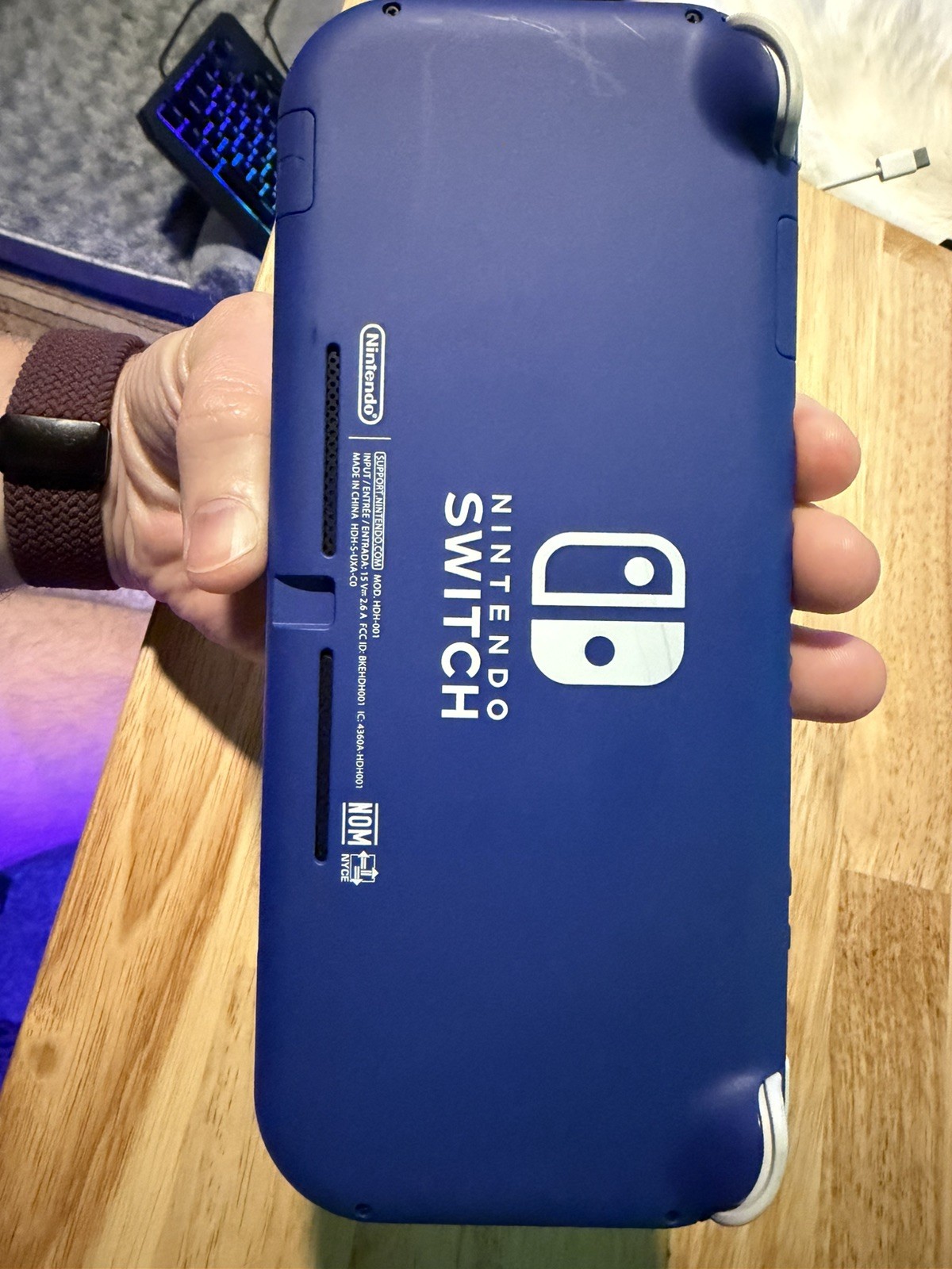 Nintendo Switch Lite Handheld Indigo Console – HDH-001