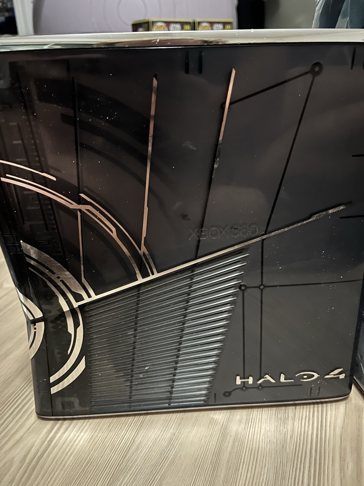 Microsoft Xbox 360 Halo 4 Limited Edition Console And Box FOR PARTs-UNTESTED
