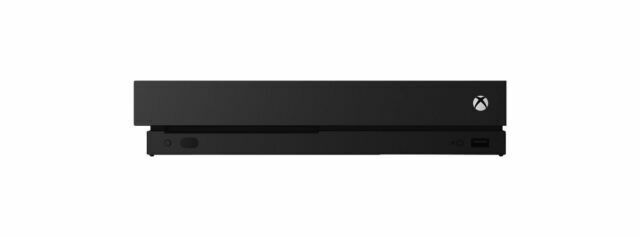 Microsoft Xbox One X 1TB Console – Black – Bundle – Controller – Game – Power