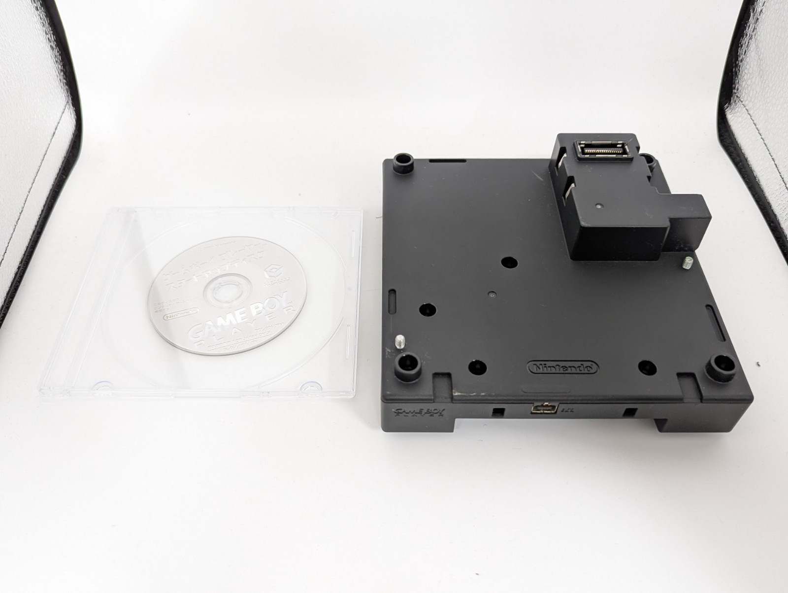 Z566 Nintendo GameCube Gameboy Player Black DOL-017 JAPAN GC GB Working