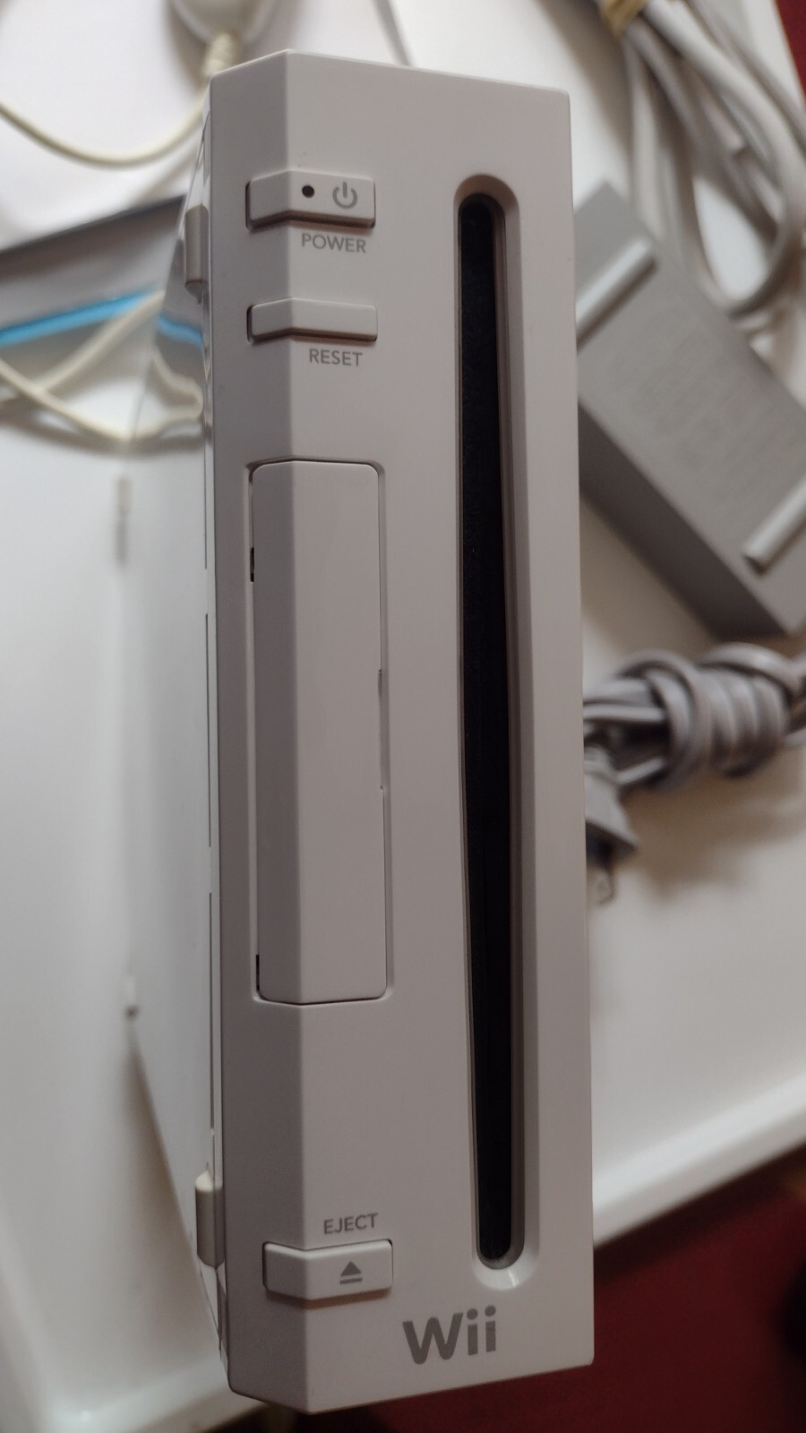 Nintendo Wii White Console Bundle RVL-001 (USA) Nunchuck Bar VGC