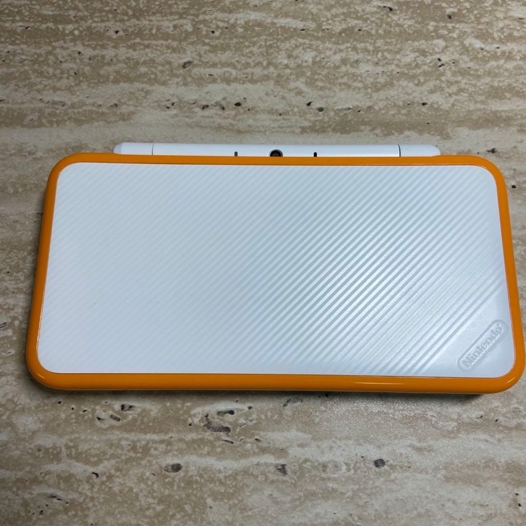 Nintendo New 2DS LL White Orange Console Near Mint Complete Tested JP 6473
