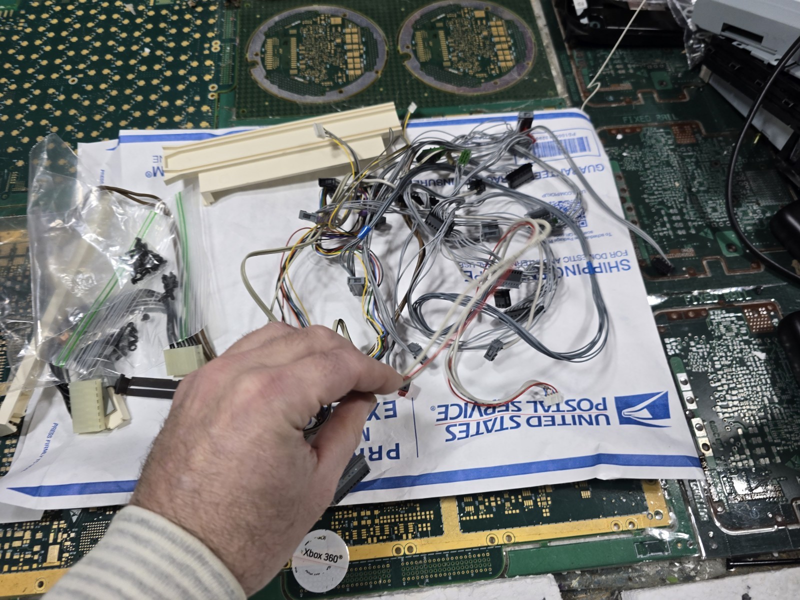 Philips CDI 910 EXACT Cable, Cables, Cable w/Screws-Not Tested-Intact-PARTS-READ