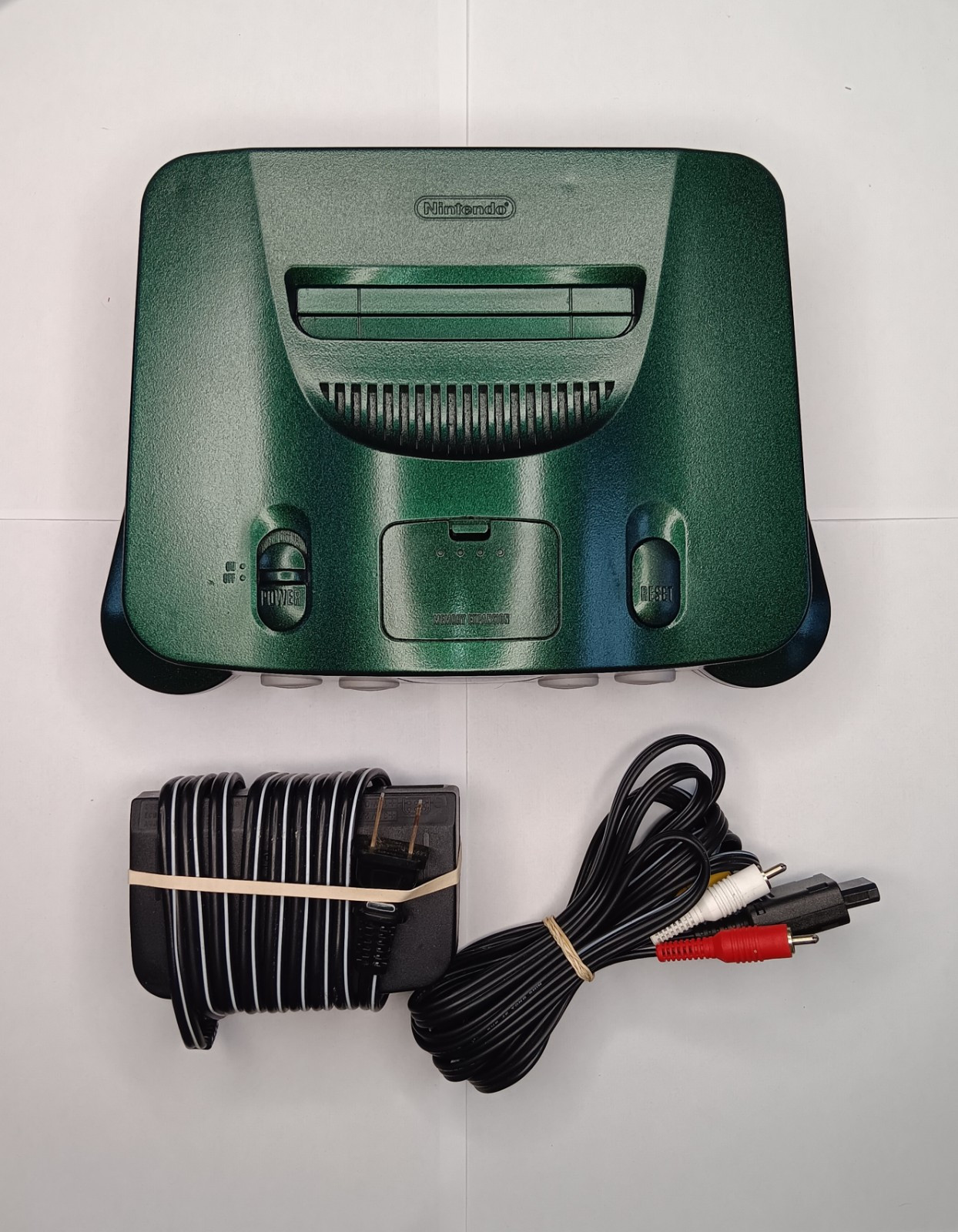 Custom painted Nintendo64 console bundle -Green To Purple Shifting-FAST shipping
