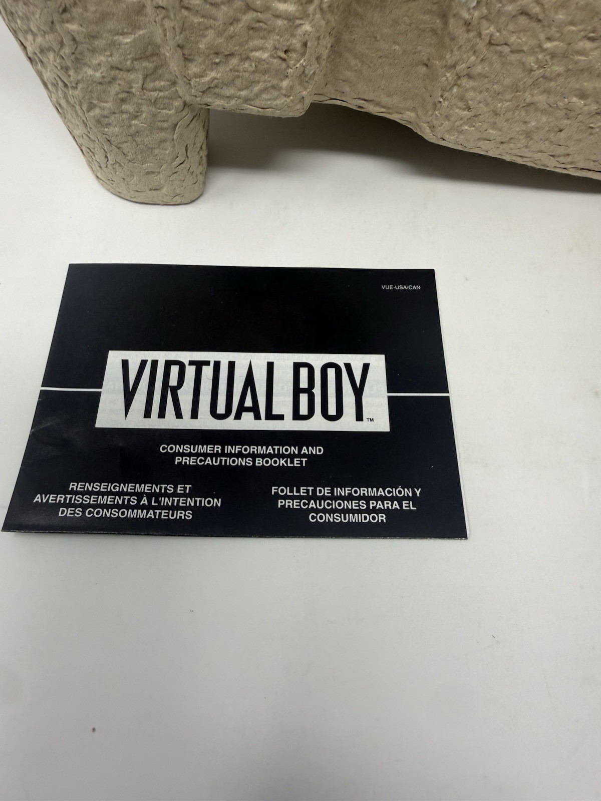 1995 Nintendo Virtual Boy video game console System CIB complete + Mario Tennis