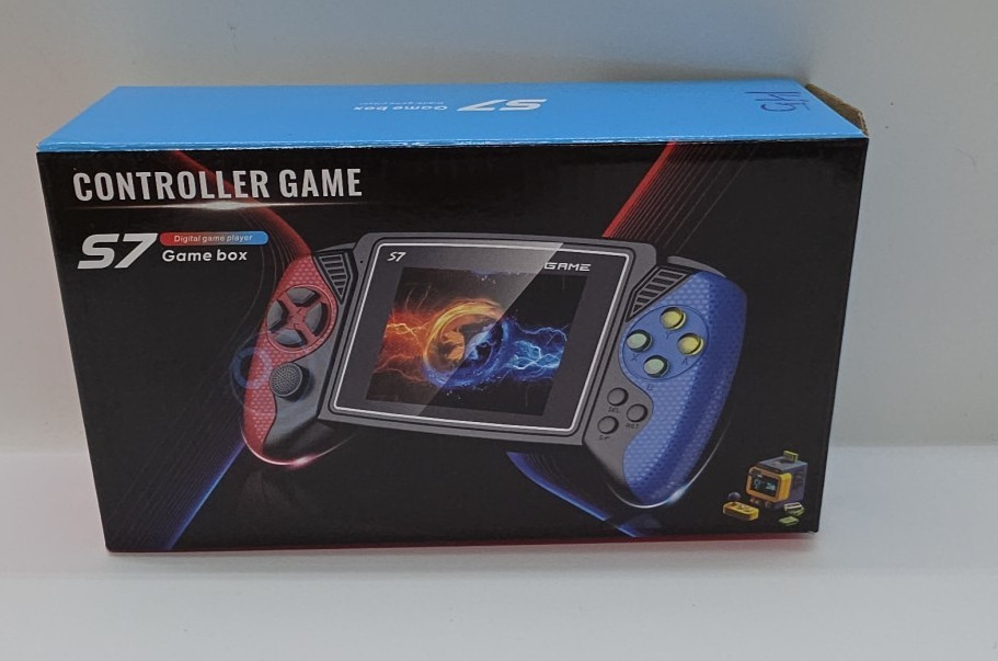 Game box S7 Handheld System White Black Rechargeable HD Output 320×240 Screen