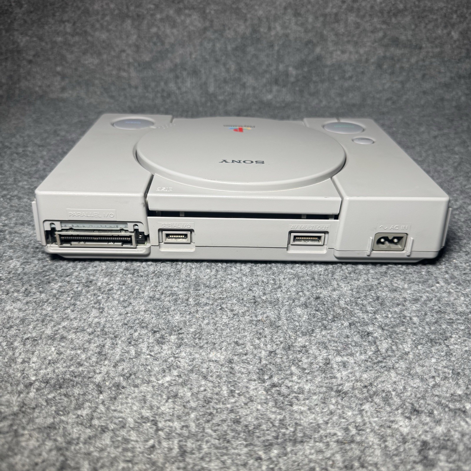 Sony PlayStation PS1 Console Bundle Controls, Game, Multitap, Memory Card TESTED