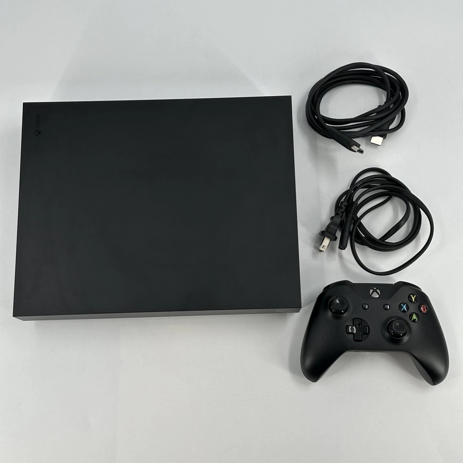 Microsoft Xbox One X Console Black 1TB w/ Controller/HDMI/Power Cord – Very Good