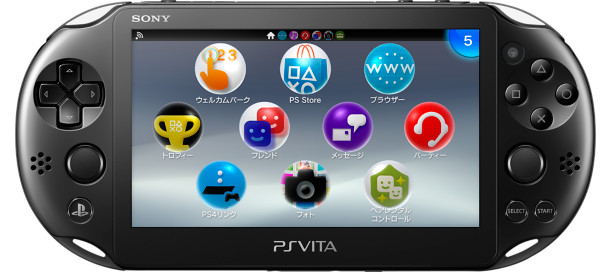 PS Vita Black PCH 2000 ZA11 Console only PSV Slim [H]