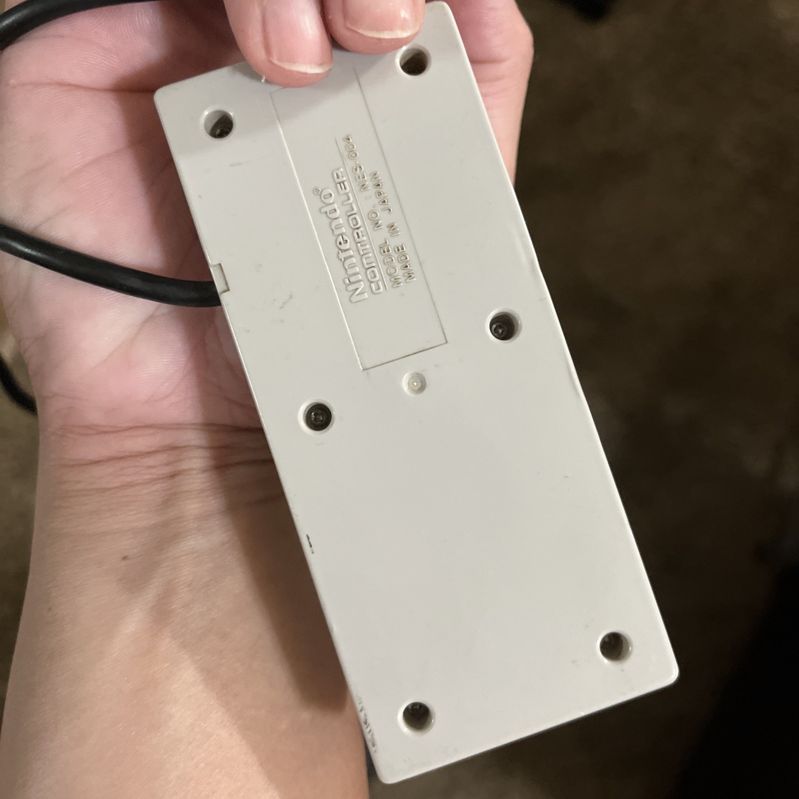Original NES Nintendo System Console – Old 72 Pin? Yellow White Hookups OEM AC