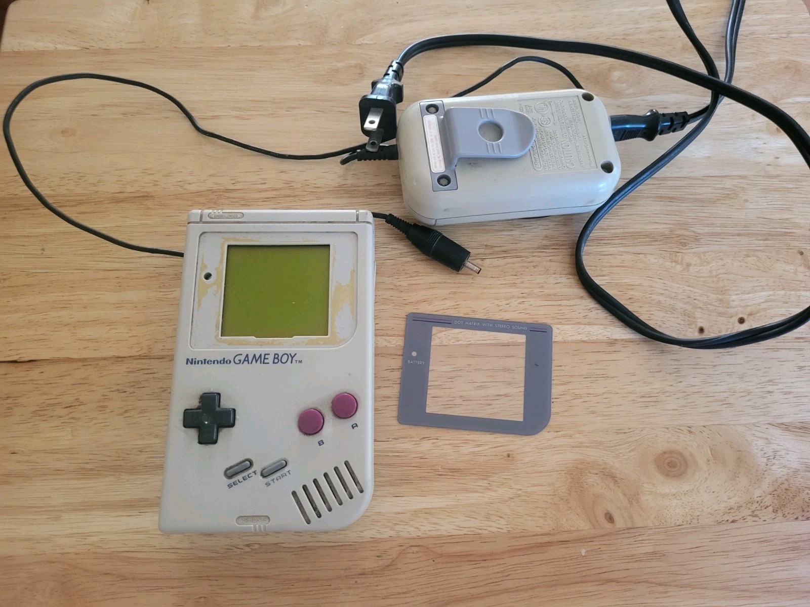 Nintendo Game boy DMG-01 & Rechargeable Battery Pack TESTED WORKING READ Gameboy