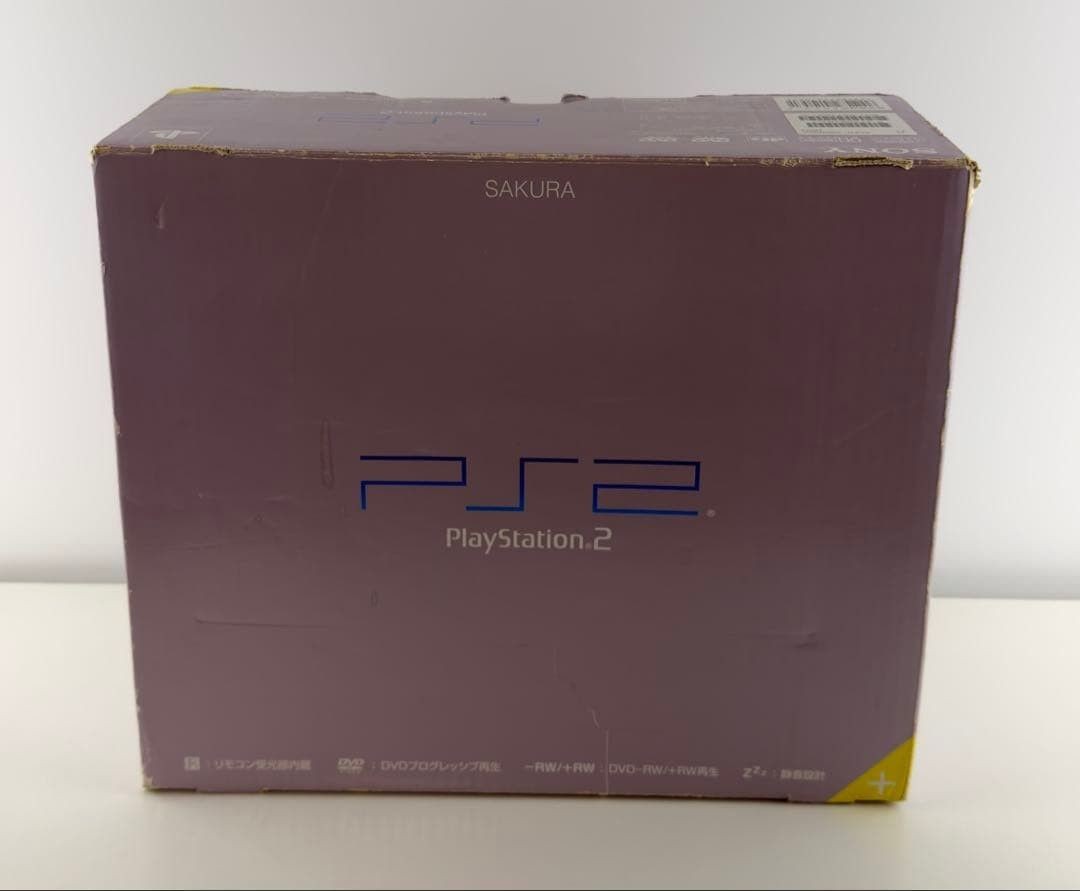 Sony PlayStation 2 PS2 Sakura Pink SCPH-50000 Console Complete CIB Japan